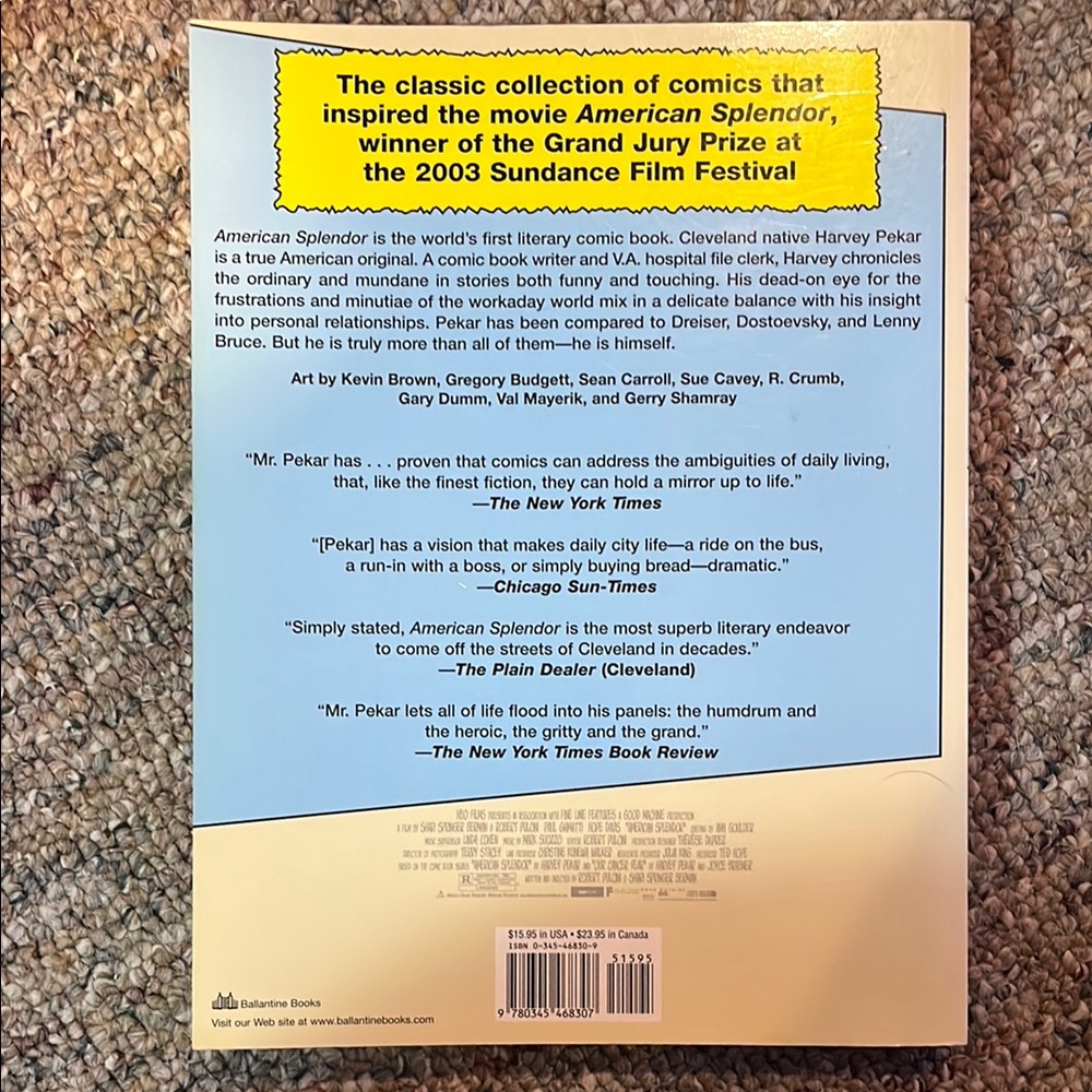 American Splendor Comics Anthology - 2003 - Movie edition - Picture 2 of 14